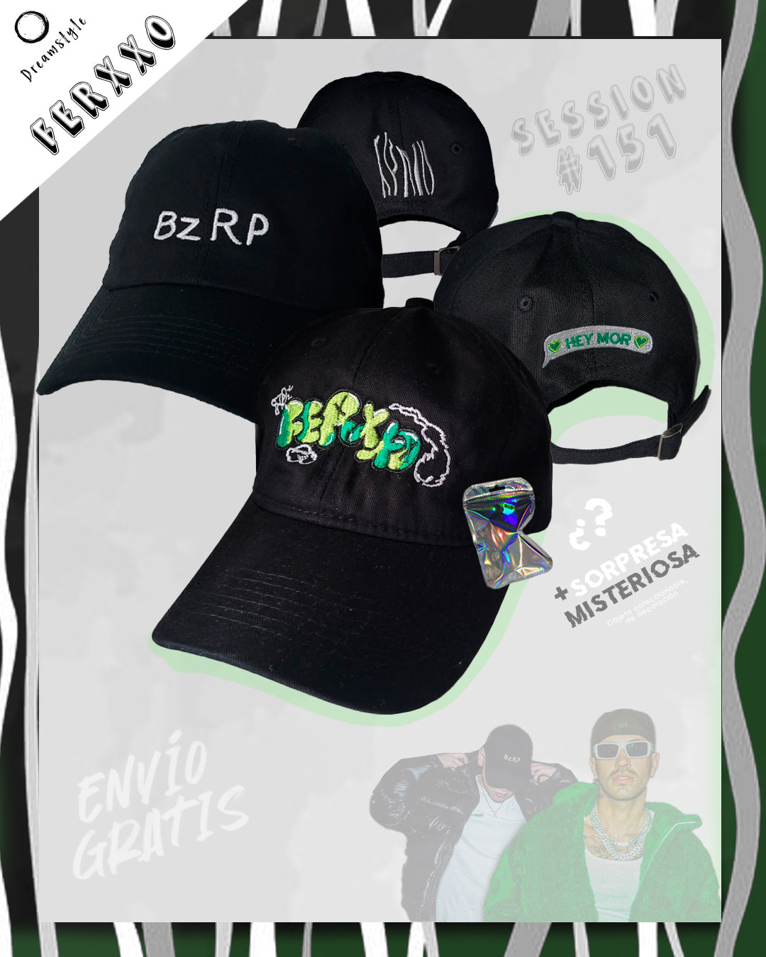 Gorras Sessions Bzrp