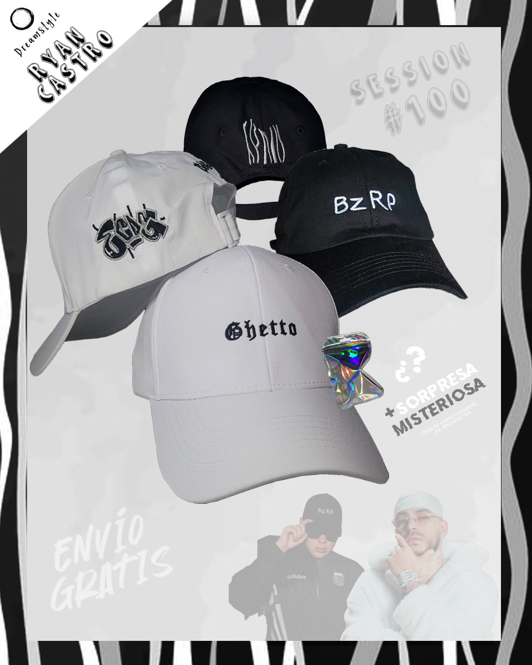 Gorras Sessions Bzrp