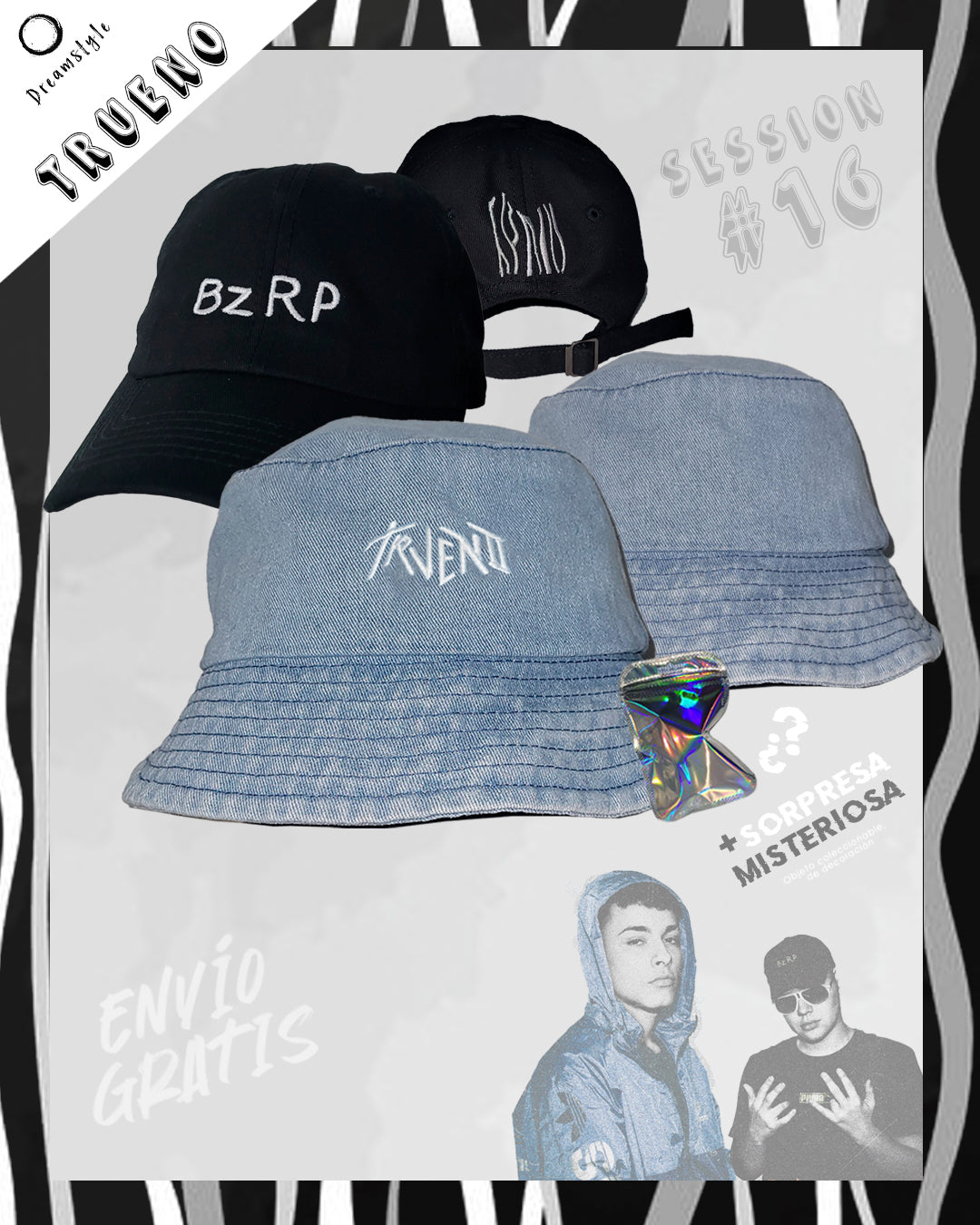 Gorras Sessions Bzrp
