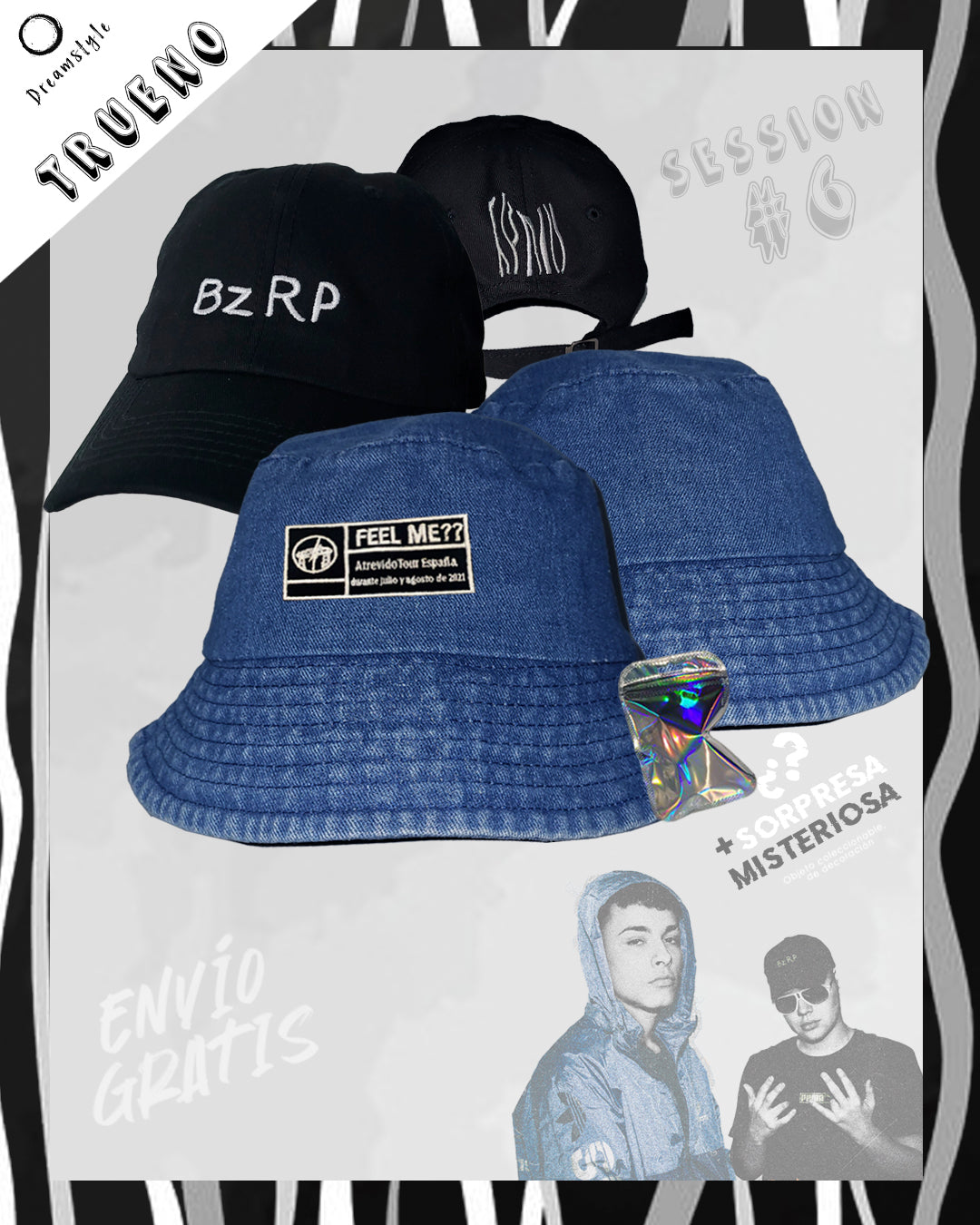 Gorras Sessions Bzrp